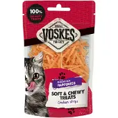 Voskes Soft & Chewy Hühnerfilet Streifen Katzensnack (60 g)