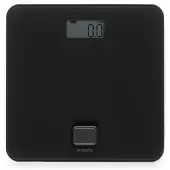 Brabantia 281341, Elektronische Personenwaage, 150 kg, 100 g, Dunkles Grau, kg, lb, ST, Quadratisch