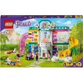 LEGO 41718 Friends Tiertagesstätte, Heartlake City Spielset mit Tier-Figuren und 3 Mini-Puppen, Spielzeug für Mädchen und Jungen ab 7 Jahre