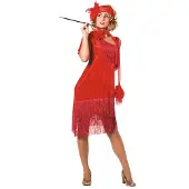 Coppens Charleston-Kleid "Zora", rot