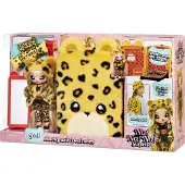 Mga Na! Na! Na! Surprise 3-in-1 Backpack Bedroom Series 2 Playset- Jennel Jaguar, Flughafen & Flugzeug, 5 Jahr(e), Mehrfarbig