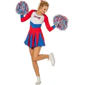 Wilbers Cheerleader, rot-blau