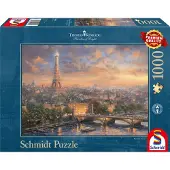 Schmidt 1000 Teile Spiele Puzzle Thomas Kinkade Paris, Stadt der Liebe 59470