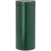 Brabantia Touch bin New, Abfalleimer, Mülleimer, Stahl, Pine Green, 30 L, 304262