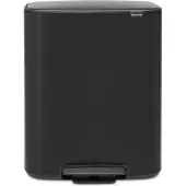 Brabantia Bo Tretmülleimer 60 Liter - Matt Black