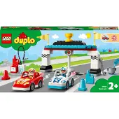 LEGO 10947 DUPLO Rennwagen Spielzeugautos, Spielzeug für Kleinkinder, Kinderspielzeug ab 2 Jahre