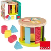 Goula Holzpuzzle-trommel 16x16 Cm