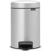 Brabantia Newicon Trash Bin With Pedal 3l Silber