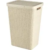 Curver Jute - Wäschebox - Weiß - 58L - 43x34x58,2cm - (2er-Set)