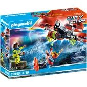 Playmobil City Action 70143 Seenot: Taucher-Bergung mit Rettungsdrohne