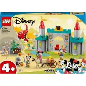 LEGO 10780 Disney Mickys Burgabenteuer Spielzeug-Schloss zum Bauen, inkl. Daisy, Donald Duck, Micky und Minnie Maus, ab 4 Jahre