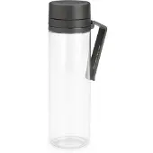 Brabantia Make & Take Wasserflasche mit Fruchtfilter 0,5 L - Dark Grey
