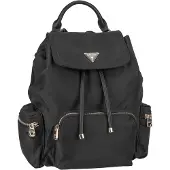 GUESS Gemma Eco Mini Rucksack in Schwarz für Damen – 22x32x12 CM / Black