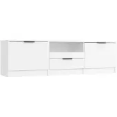 vidaXL TV-Schrank Weiß 140 x 35 x 40 cm Holzwerkstoff