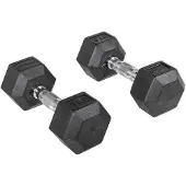 Olive Rubber Hex 9kg Hantel 2 Einheiten