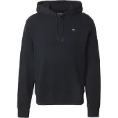 Napapijri Schwarzer Baumwoll-Herrenhoodie