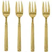 Greengate Kuchengabel Gold 4er Set Edelstahl Besteck Set