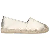 Manfield Goldene Espadrilles aus Leder | Größe 36