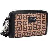 Replay Umhängetasche Crossbody Bag Pale Grey Brown + Black hellbraun