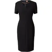 BOSS Kleid aus elastischem Gewebe mit V-Ausschnitt Grösse 36