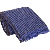 Broste Copenhagen Linda Plaid blau - 130x180cm