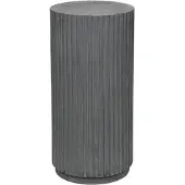 Broste Copenhagen Rillo Podium Ø38,5XH78CM - grau