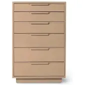 HK Living Kommode 6 Schubladen 63 x 97 cm Holz Camel