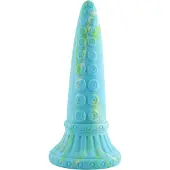 Hismith Premium Fantasy Saugnapf Dildo 25 cm Tentakel Blau