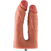 Hismith Premium Dildo Double KlicLok Medium 15-19 CM Nackt