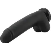 Hismith Premium Dildo XL BBC Black Attachment 29 cm KlicLok und Saugnapf