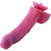 Hismith Premium Fantasy Dildo Curved Pink Aufsatz 24 cm KlicLok