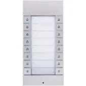 2N Telecommunications Helios ERW-RT16 Erweiterungsmodul mit 16 beleucht. Ruftasten