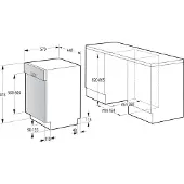 Gorenje - GI520E15X - Einbau-Geschirrspüler - 45 cm - AquaStop - Silber