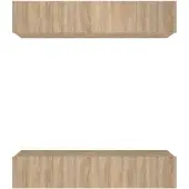 vidaXL TV-Schränke 4 Stk. Sonoma-Eiche 80x30x30 cm Holzwerkstoff