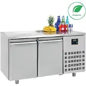 CombiSteel Gastro Kühltisch Kühltheke -2/+8°C 2 Türen 1/1GN 1400x700x850mm