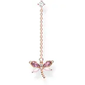 Thomas Sabo Einzel Ohrring Libelle mit Steine roségold