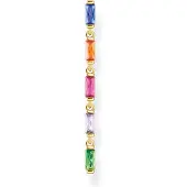 Thomas Sabo Einzel Ohrring bunte Steine gold