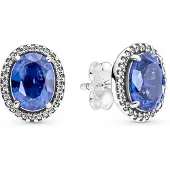 Pandora Ohrestecker -Funkelnder Strahlenkranz- 290040C01 Pandora Blau