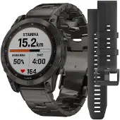 Garmin Fenix 7S Sapphire Solar Smartwatch 010-02540-39