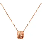 Daniel Wellington Stylový bronzový náhrdelník s kruhovým pÅívÄ›skem Elevation DW00400194