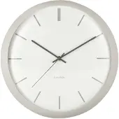 Karlsson - Wanduhr Nirvana Globe - Grau - Ø40cm