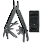 Victorinox Swiss Tool MXBS Multifunktionswerkzeug, schwarz, 26 Funktionen