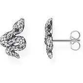 Thomas Sabo Ohrstecker geschwärzt Schlange
