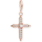 Thomas Sabo 1913-416-14 Charm-Anhänger Kreuz Roségoldfarben