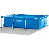 Intex 260 x 160 x 65 cm Metallrahmen Schwimmbad rechteckig