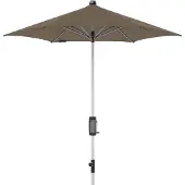 Doppler Knirps, Sonnenschirm / Kurbelschirm "Silver Automatic 220", taupe, Ø 220 cm