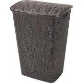 Curver 216581 Wäschekorb 55 l Quadratisch Rattan Braun