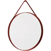 HAY - Strap Mirror No. 2 , Ø 70 cm, rot