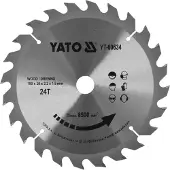 YATO Carbide Saw Blade for Wood 190 x 20mm 24z (YT-60634)
