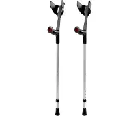 Pulox - Magic-Soft Unterarmgehstütze mit Soft-Grip max. 130 kg Paar (2 Stk.) Tiefschwarz 2 St Kranken-/Gehstock